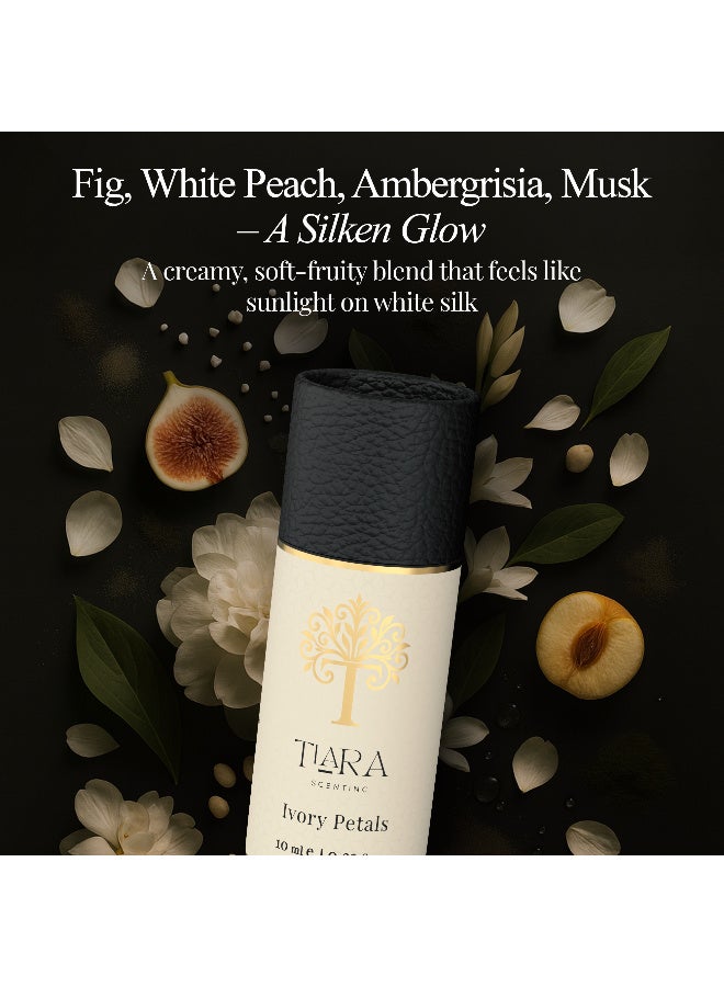 Tiara Scenting طقم البداية تيارا بتلات العاج، معطر أبيض فاخر مع كبسولة عطر بتلات العاج، معطر بدون سلك، بدون ماء، بدون حرارة، قابل للتعديل في الشدة، مناسب للأطفال والحيوانات الأليفة، عطر منزلي فاخر - Image 3