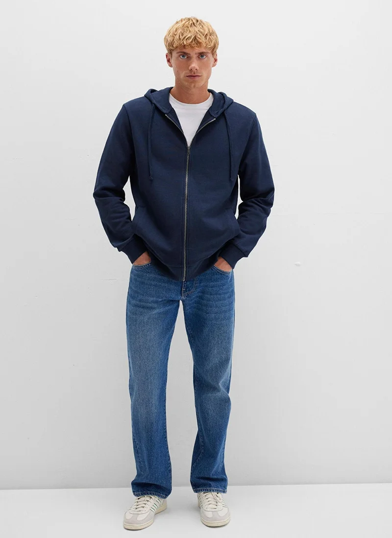 Mavi Crew Neck Navy Sweatshirt