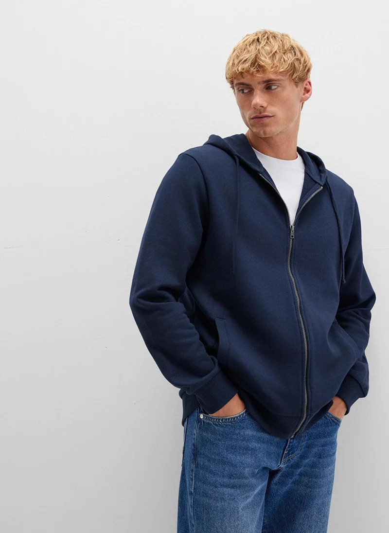 Mavi Crew Neck Navy Sweatshirt
