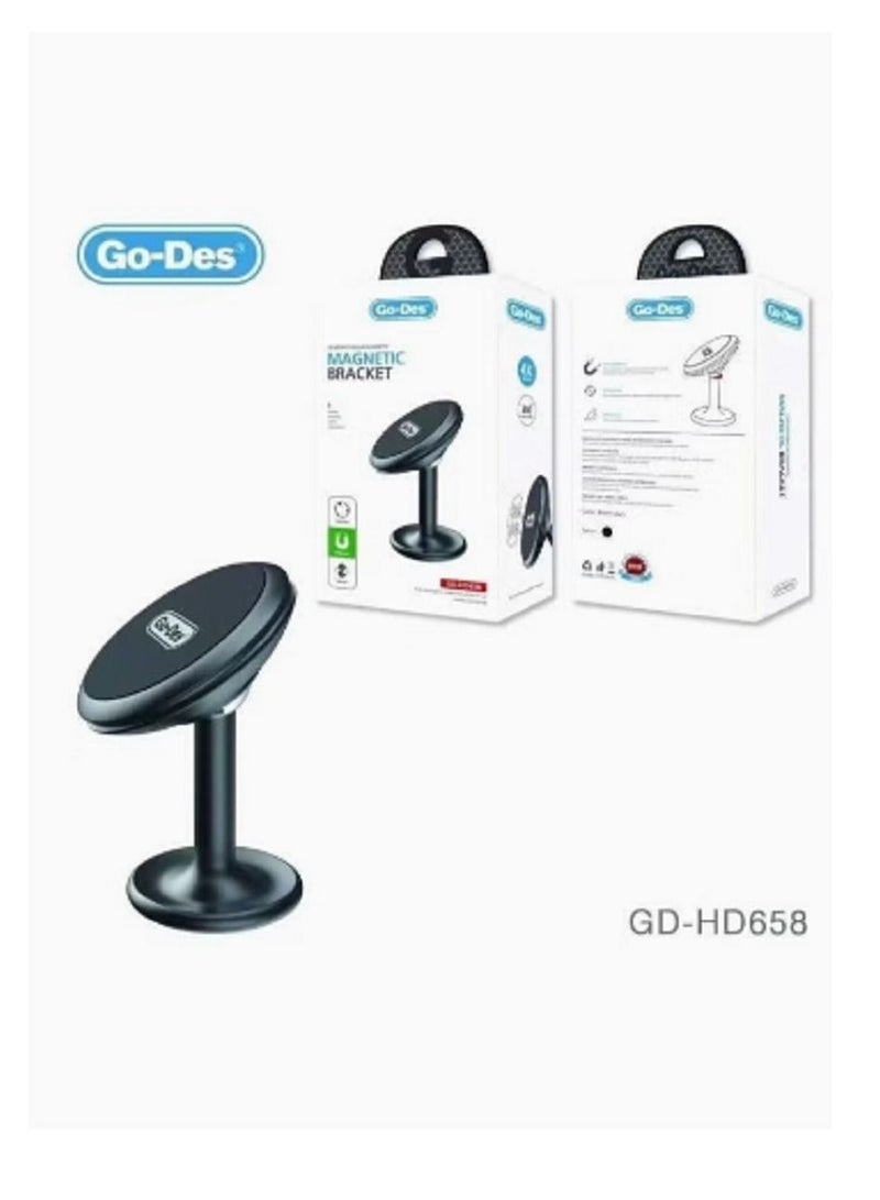 GO-DES Super Magnetic 360° Rotation Mobile Phone Car Holder for All Mobiles, Tablets and iPads GD-HD658 - Image 2