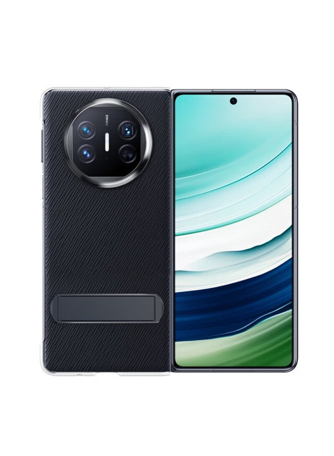 Australian Wave Aolang Genuine Leather Case For Huawei Mate X5, Business Style With Stand Function, Anti-drop Protection Cover, Black - Image 4