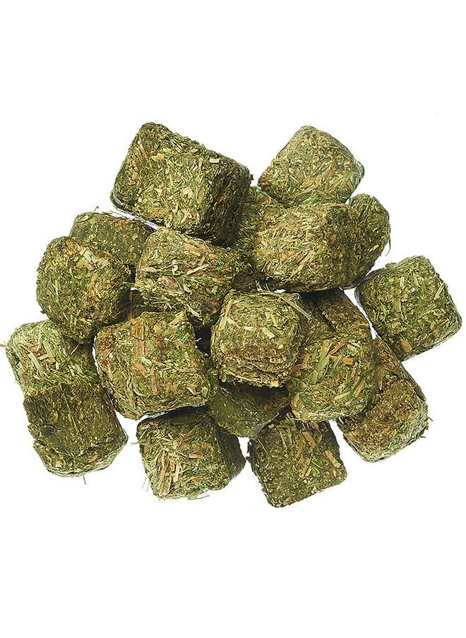 EXOTIC NUTRITION Timothy Hay Cubes 3 lb - 100% All Natural, High Fiber, Sun Cured Timothy Grass Food & Treat - Rabbits, Guinea Pigs, Chinchillas, Degus, Prairie Dogs, Tortoises, Hamsters, Gerbils, Rats & Small Pets  - Image 1