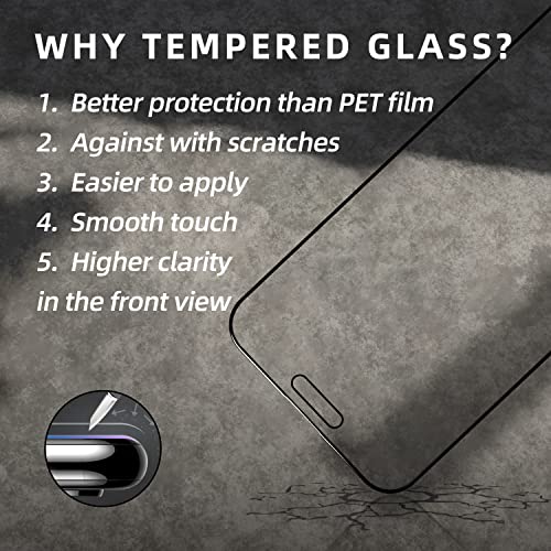 EGKimBa Privacy Screen Protector for iPhone 17 Air, 1 Pack Tempered Glass, 6.9" Gradient Color Eye Protection Full Coverage with Installation Frame - Image 5