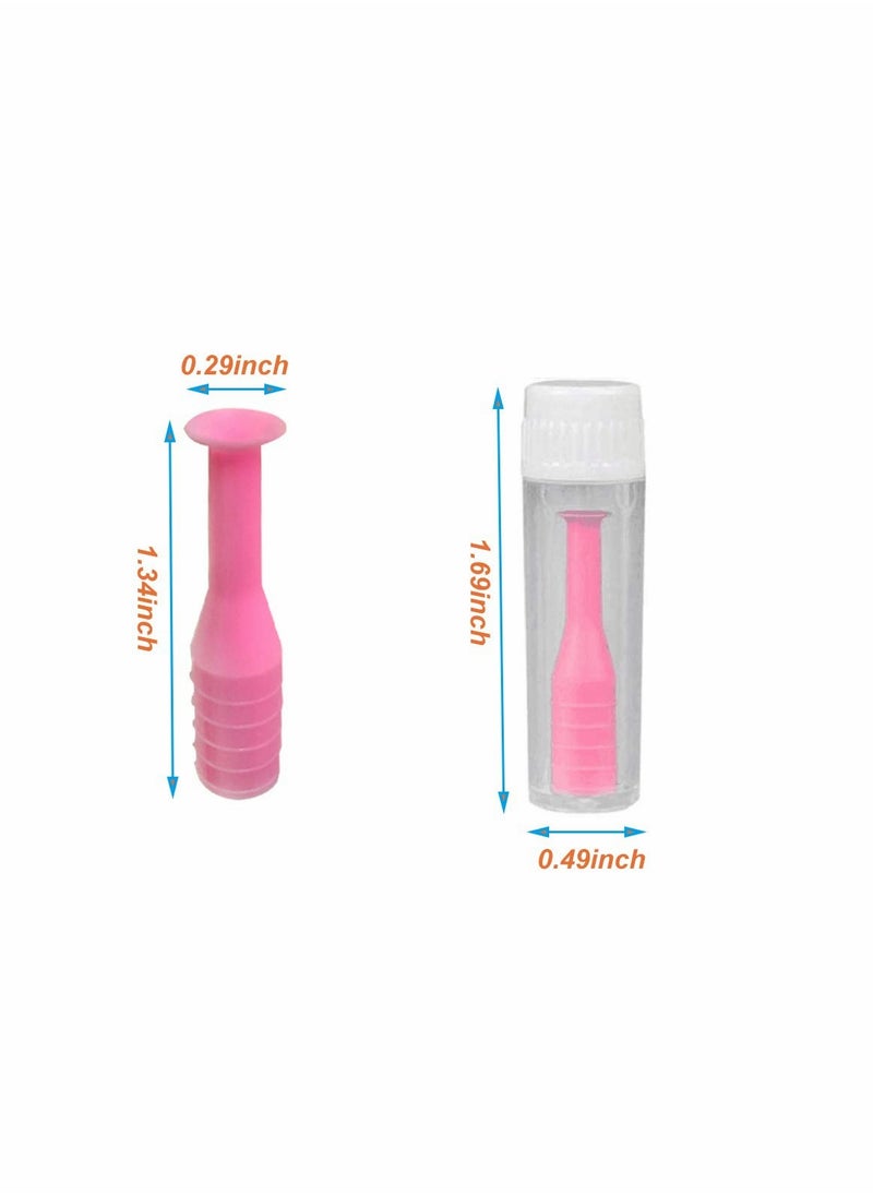SYOSI 4 pcs Hard Contact Lens Remover RGP Plunger for Soft Hard Lenses  - Image 2