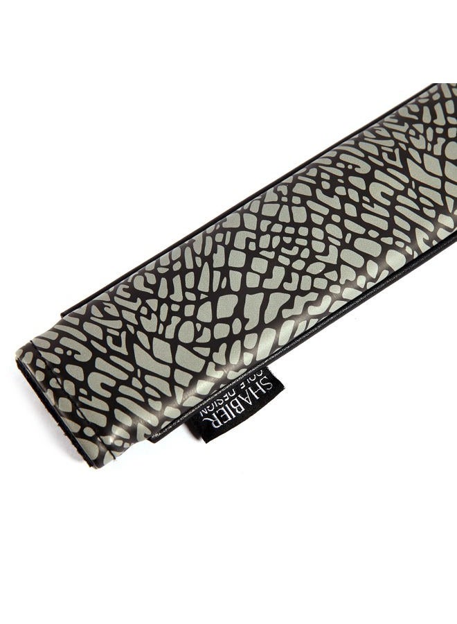 SHABIER PU Leather Waterproof Golf Alignment Stick Cover Club Protector Holds Sticks (Elephant skin stripe) - Image 3