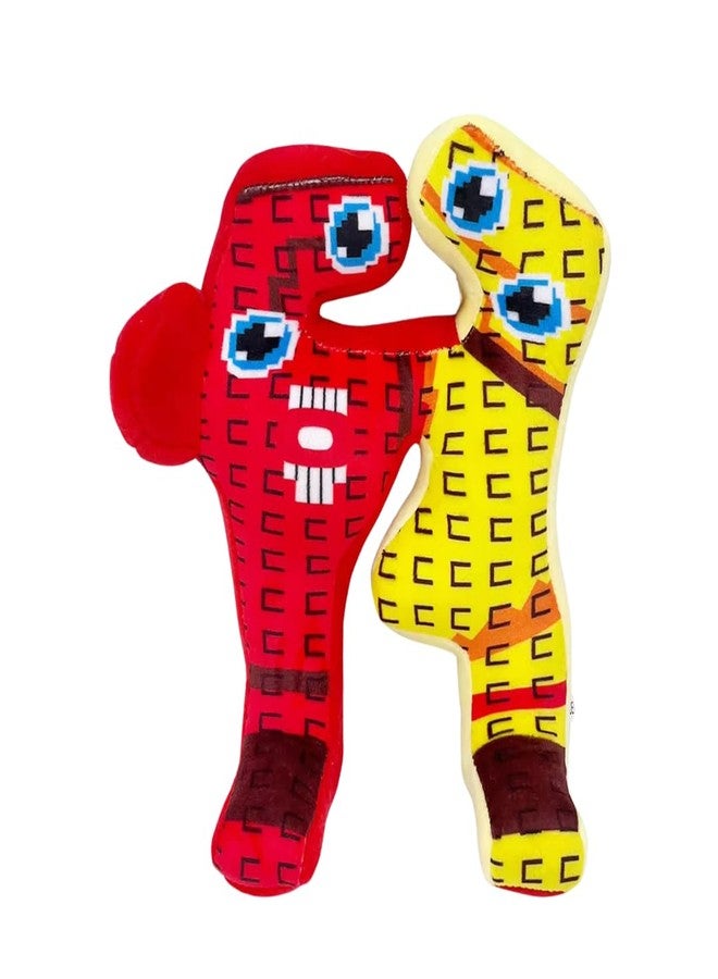 TechMax Solution Brainrot Red Yellow-67 Monster Plush Toy - Image 1