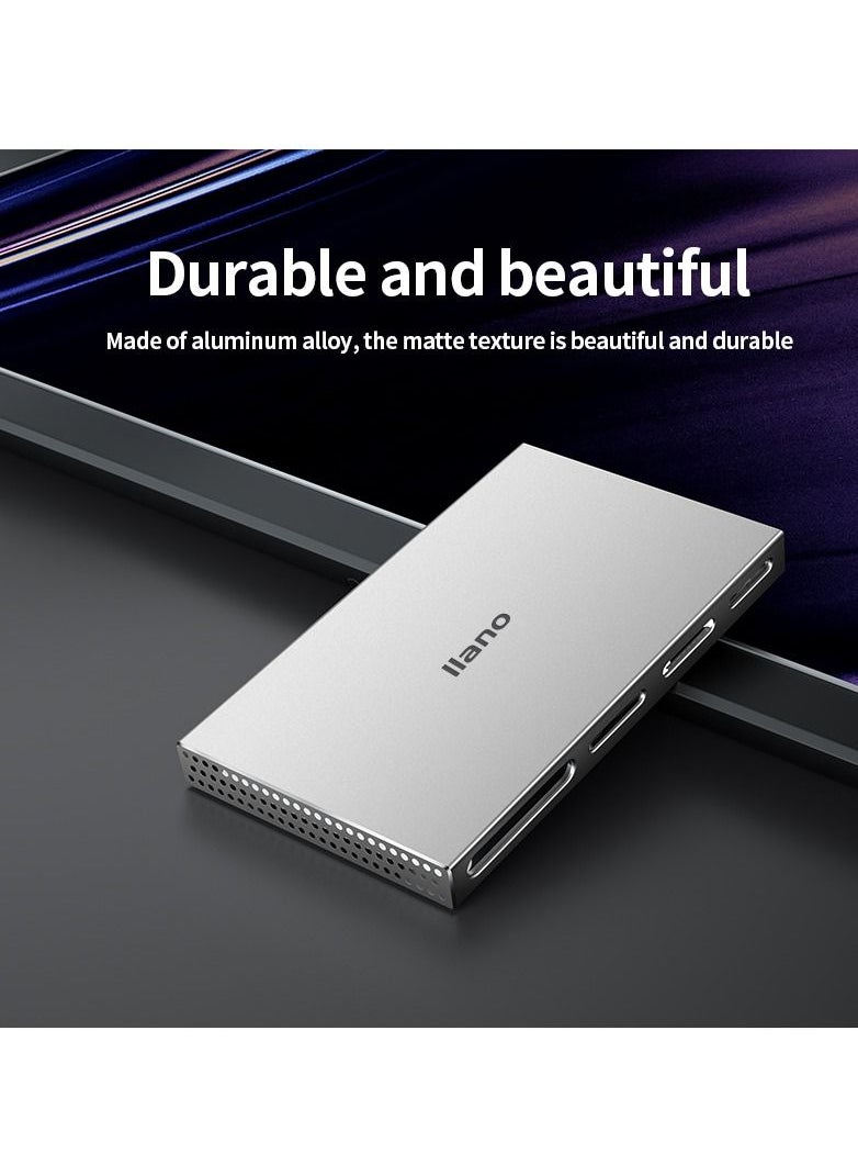 llano - USB 3.0 Card Reader Portable High-Speed 5Gbps 5-IN-1 SD, TF, CF, MS, M2 Memory Card Adapter For Laptop, iPad, PC - Image 1