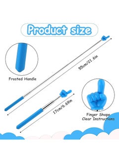 erorex Telescopic Teachers Pointer 3Pcs Extendable Pointing Stick Retractable Pointer Whiteboard Pointer Hand Pointer Stick For Teacher Classroom Aids Pink Blue Green  - Image 2