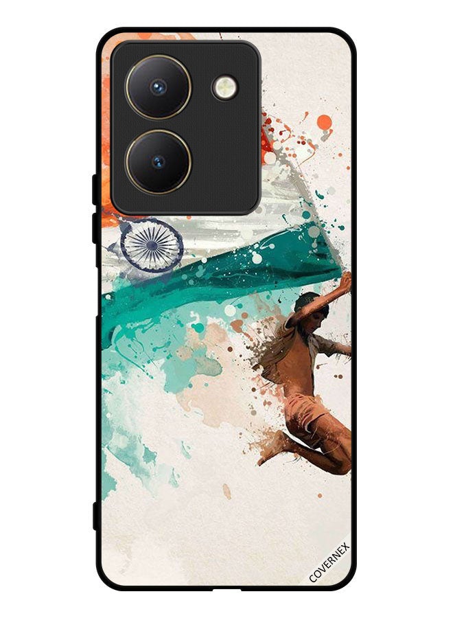 Covernex Protective Case Cover For vivo Y27s Holding India Flag While Flying - Image 1