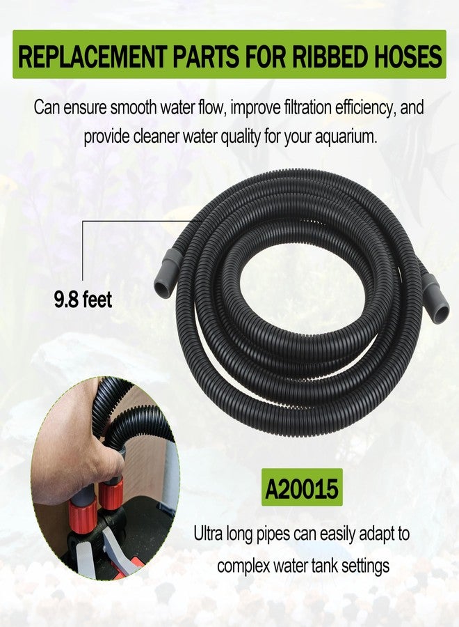 FSQLB A20015 Ribbed Hosing for Fluval 306/307/406/407 Canister Filters, Fits Aquarium Filter Tubing Replacement Part, 9.8Ft (A20015) - Image 4