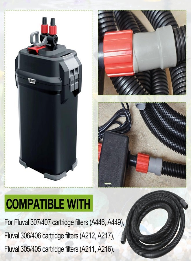 FSQLB A20015 Ribbed Hosing for Fluval 306/307/406/407 Canister Filters, Fits Aquarium Filter Tubing Replacement Part, 9.8Ft (A20015) - Image 3