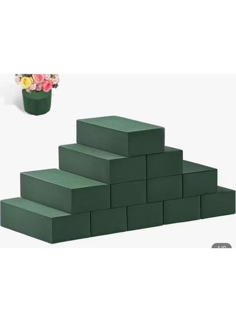 KRONFOL A Set of 5 High-Density Green Foam Floral Bricks, 11*7.5*4cm/4.33*2.95*1.57inch Rectangular Green Floral Foam Blocks, Ideal for Flower Shops And Arrangements, Perfect for Bouquets And Floral Decorations for Birthdays, Weddings, And Parties, Flower - Image 3