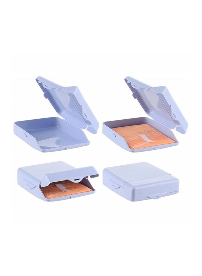 Plan A Women Sanitary Pads Storage Box, 2-Way Plastic Female Sanitary Pads Case, Travel Container Durable and Lightweight, Menstrual Pads Storage Box for Girls and Women - Random Colors  - Image 4