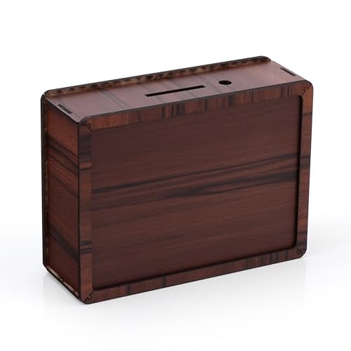 BB BACKBENCHERS Wooden Money Box with Savings Tracker | 1 Lakh Goal Piggy Bank for Kids & Adults | Cash Collection Bank with Savings Chart | 100000 Gullak for Financial Savings Habit - Image 3
