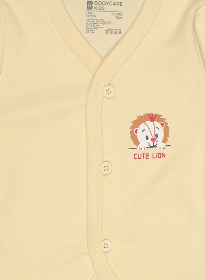 BODYCARE Cotton Unisex Top & Pajami Set - Lite Skin.. - Image 3