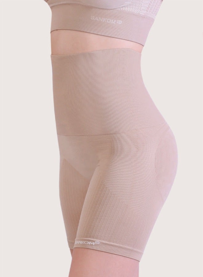 SANKOM Patent classic Shaper for Women - High Waist Tummy Control & Back Support | Breathable, Seamless, and Comfortable Body Shaper | Smooths Waistline, improve posture, Light Feel, and Slimming Fit unde - Image 4