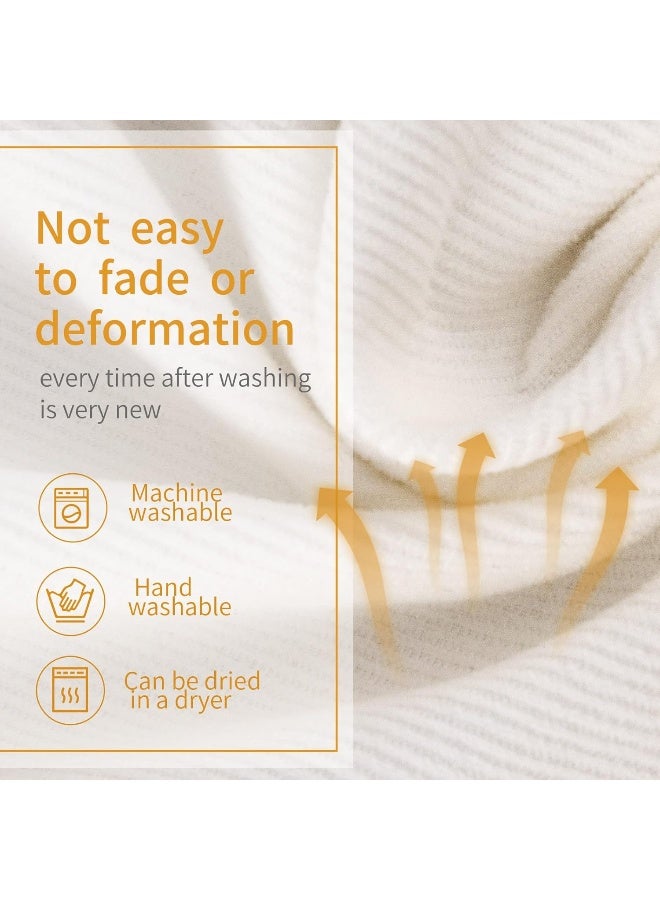 Pucmaoci Corduroy Baby Lounger Cover for Dockatot Deluxe + | 100% Cotton Hypoallergenic Newborn Premium Quality Spare Cover(Cover Only) (White) - Image 4