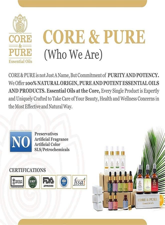 CORE & PURE Sensual Massage Oil- |Natural Essential Oils Infused, Ayurvedic|- 100 ml - Image 5