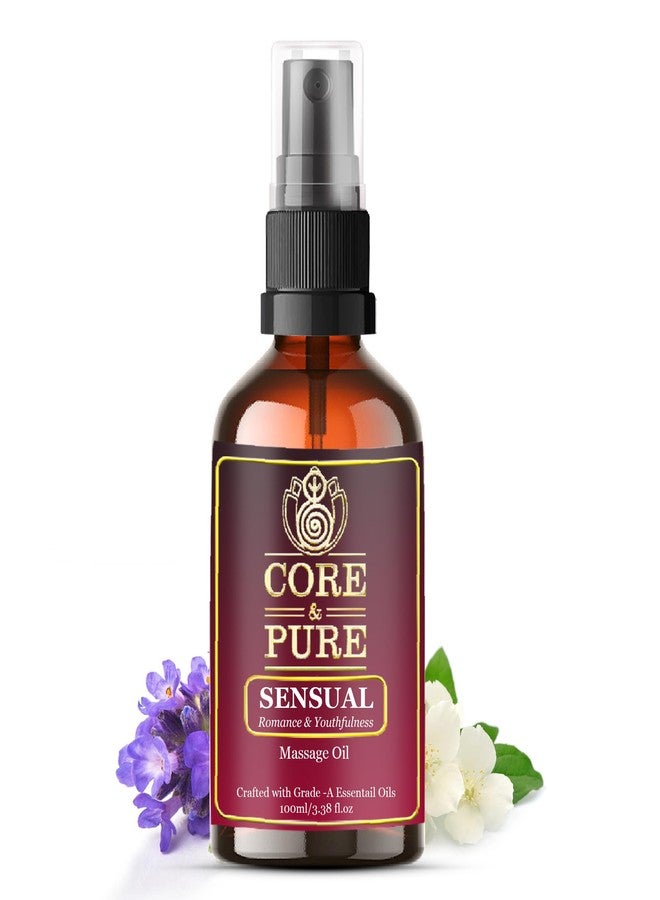 CORE & PURE Sensual Massage Oil- |Natural Essential Oils Infused, Ayurvedic|- 100 ml - Image 1