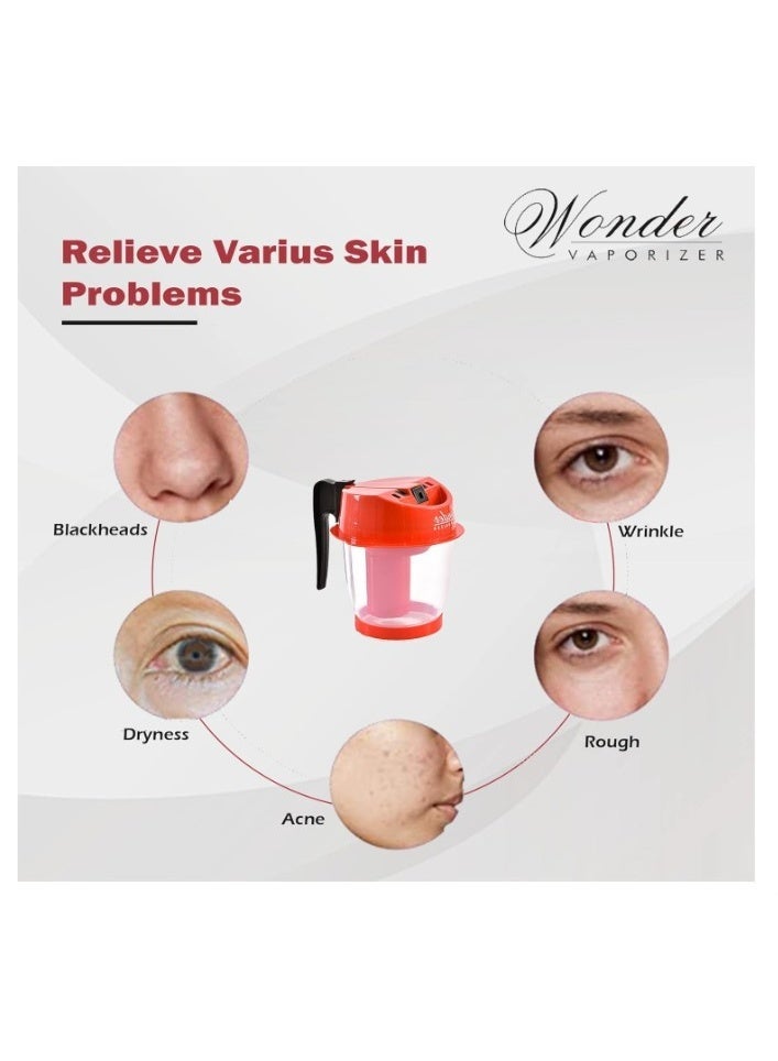 Wonder Vaporizer Steam Inhaler For Blackheads Removal, Cold Cough ,Rejuvenate Skin - Image 4