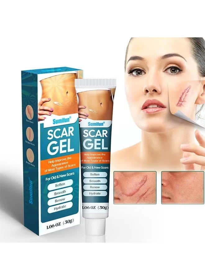 Sumifun Scar Care Gel | for C-Section, Burn & Various Scar Types | Helps Improve Skin Appearance - Image 1