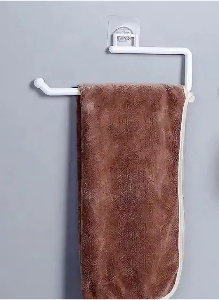 OQUERA 2 Set Rotatable Multipurpose Holder: Versatile Tissue Holder, Heavy-Duty Bathroom Towel Racks. Ideal for Kitchen, Toilet Paper, Bath Towels, Loofahs, and More. Efficient Kitchen and Bath Organization  - Image 5