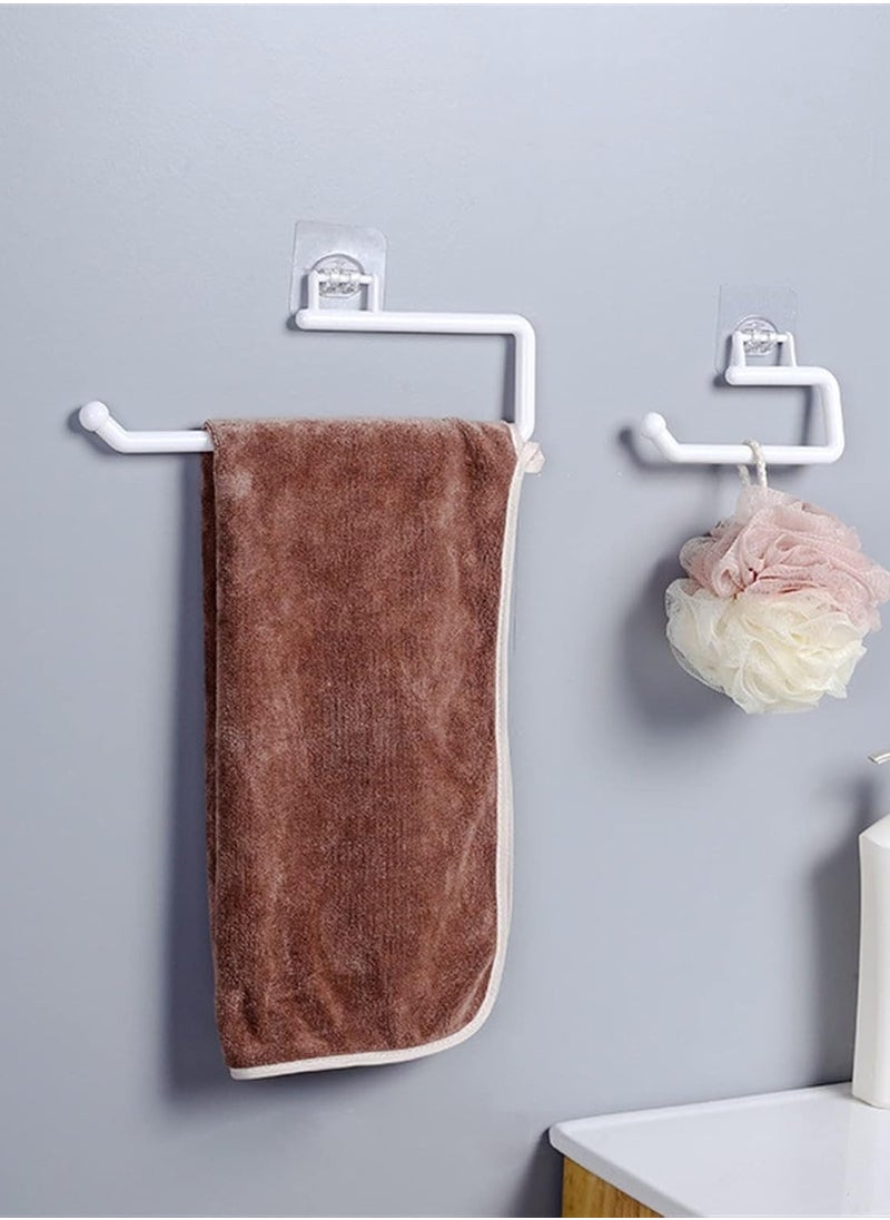 OQUERA 2 Set Rotatable Multipurpose Holder: Versatile Tissue Holder, Heavy-Duty Bathroom Towel Racks. Ideal for Kitchen, Toilet Paper, Bath Towels, Loofahs, and More. Efficient Kitchen and Bath Organization  - Image 1