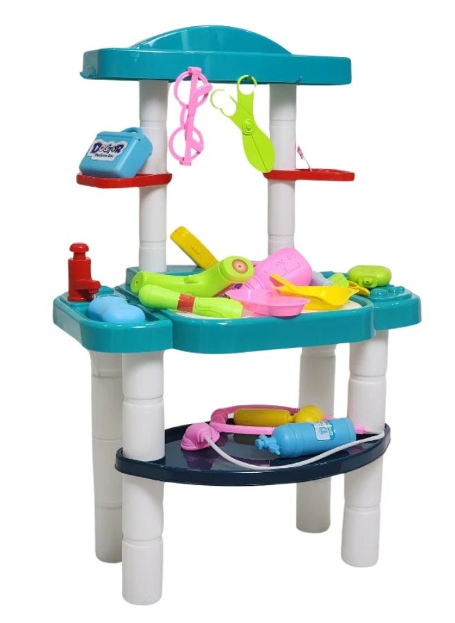 Toy Matic DIY Doctor Smart Playset 32 Pieces Lets Play Together High Quality For Kids Case,Medical Role Play Educational Toy,Doctor Playset for Boys Girls Ages 3+  - Image 2