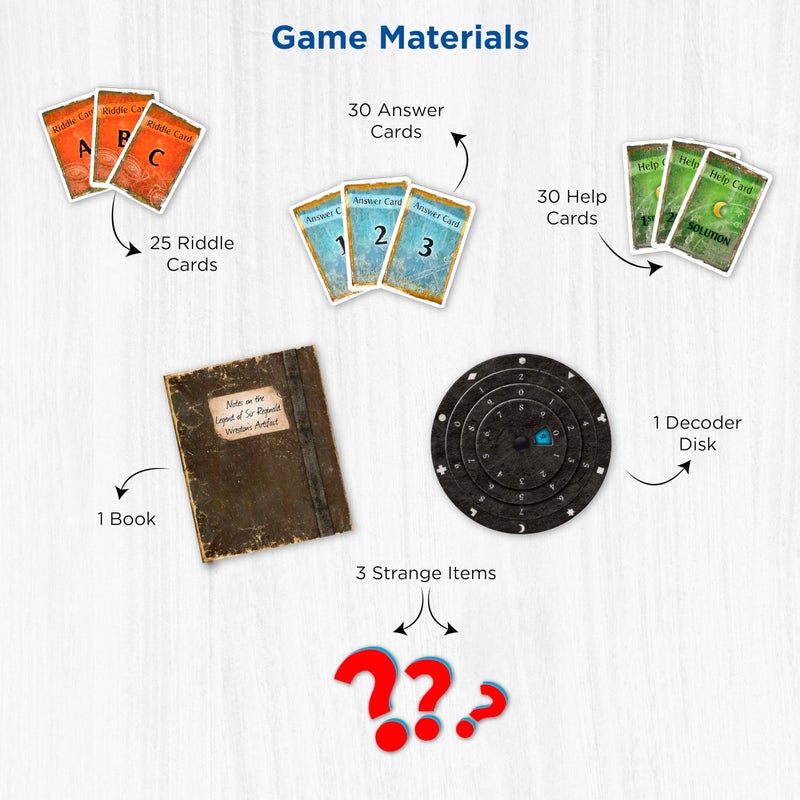 Thames & Kosmos EXIT: The Cemetery of The Knight| Escape Room Game in a Box| EXIT: The Game â€“ A Kosmos Game | Family â€“ Friendly, Card-Based at-Home Escape Room Experience for 1 to 4 Players, Ages 12+ - Image 3