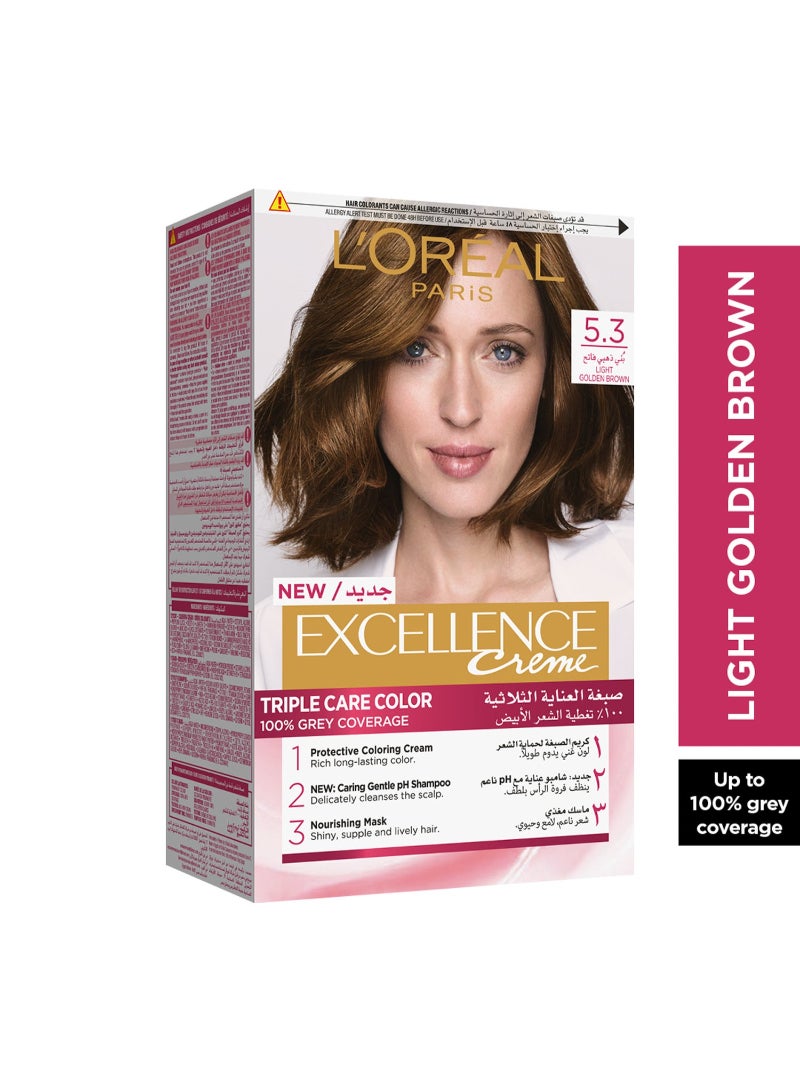 Excellence Creme Color 5.3 Golden Light Brown 1 pkt