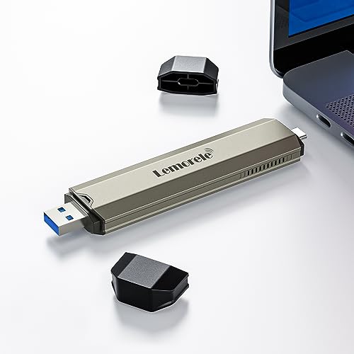 Lemorele M.2 NVMe SSD Enclosure Adapter Tool-Free, 10Gbps USB C 3.2 Gen2 M.2 NVMe External Hard Drive Case Adapter for M-Key SSD 2230/2242/2260/2280,(SATA NOT Supported) - Image 4