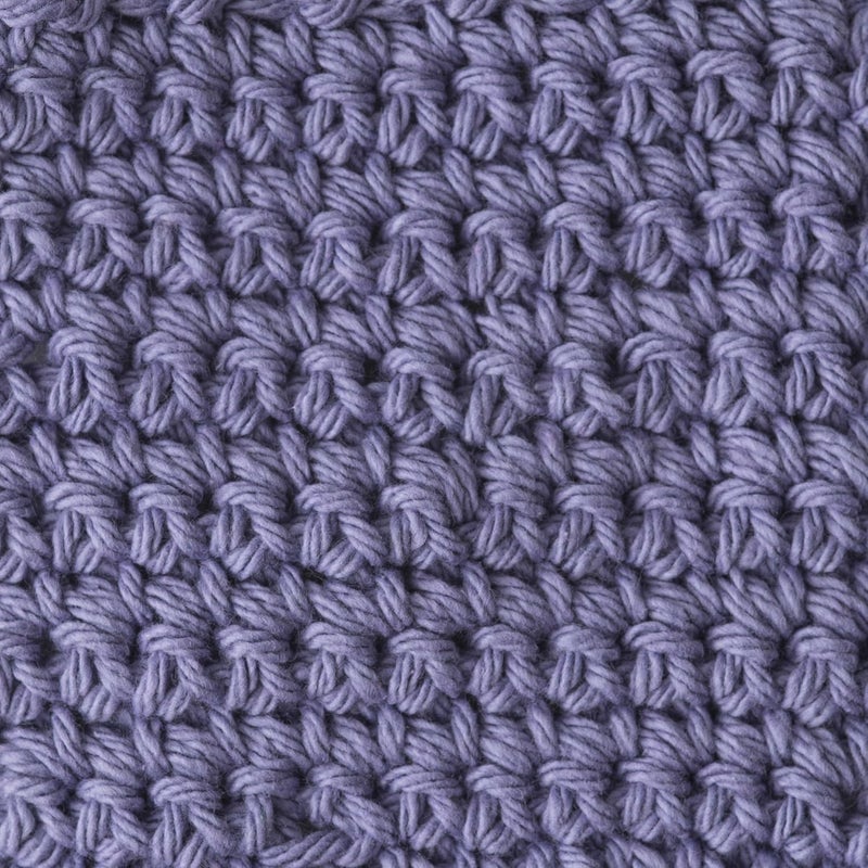 LILY Sugar 'N Cream Yarn in Hot Purple - 7.9g Cotton Yarn for Knitting and Crochet - Image 3