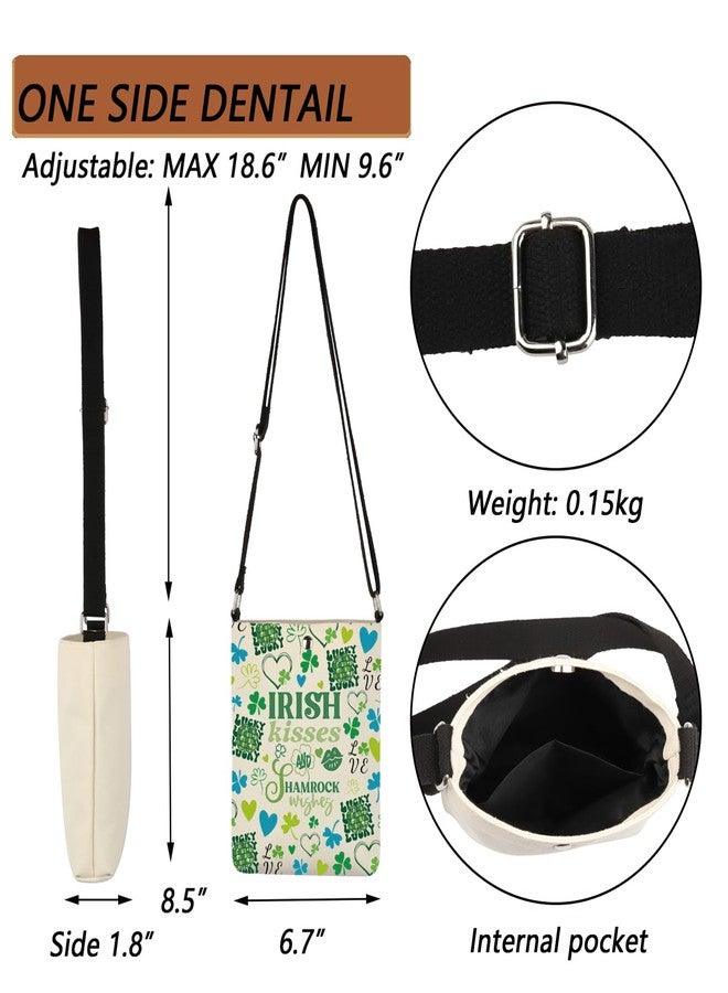 MBMSO Irish Crossbody Bag Shamrock Lucky Gifts Irish Blessing Baptism Gifts St. Patricks Day Gifts Shamrock Crossbody Purse (Irish Crossbody) - Image 3