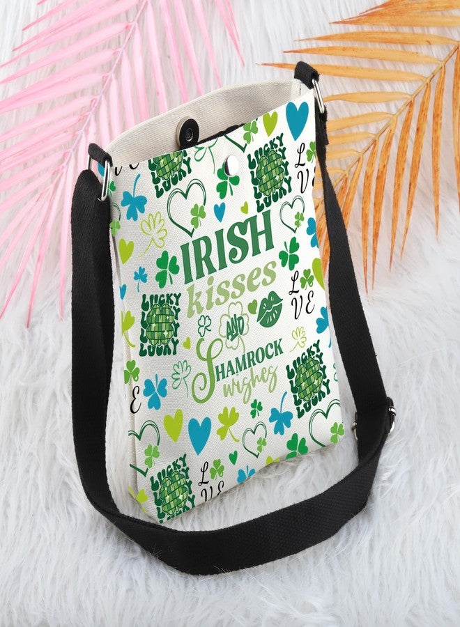 MBMSO Irish Crossbody Bag Shamrock Lucky Gifts Irish Blessing Baptism Gifts St. Patricks Day Gifts Shamrock Crossbody Purse (Irish Crossbody) - Image 4