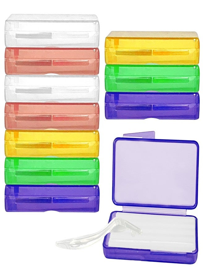 Ceonam 10-Pack Multicolored Dental Wax for Braces, 50-Strip Set of Unscented, Flavorless Orthodontic Wax, Teeth Braces & Aligners Care, Bracket Covers, Lip Protectors & Oral Appliance Accessories - Image 1
