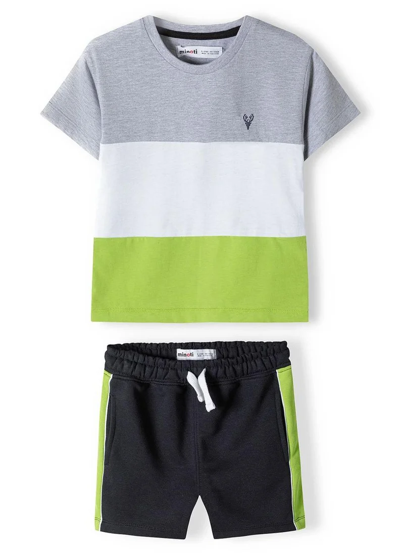 مينوتي Kids Boys T-Shirt And Fleece Short Set