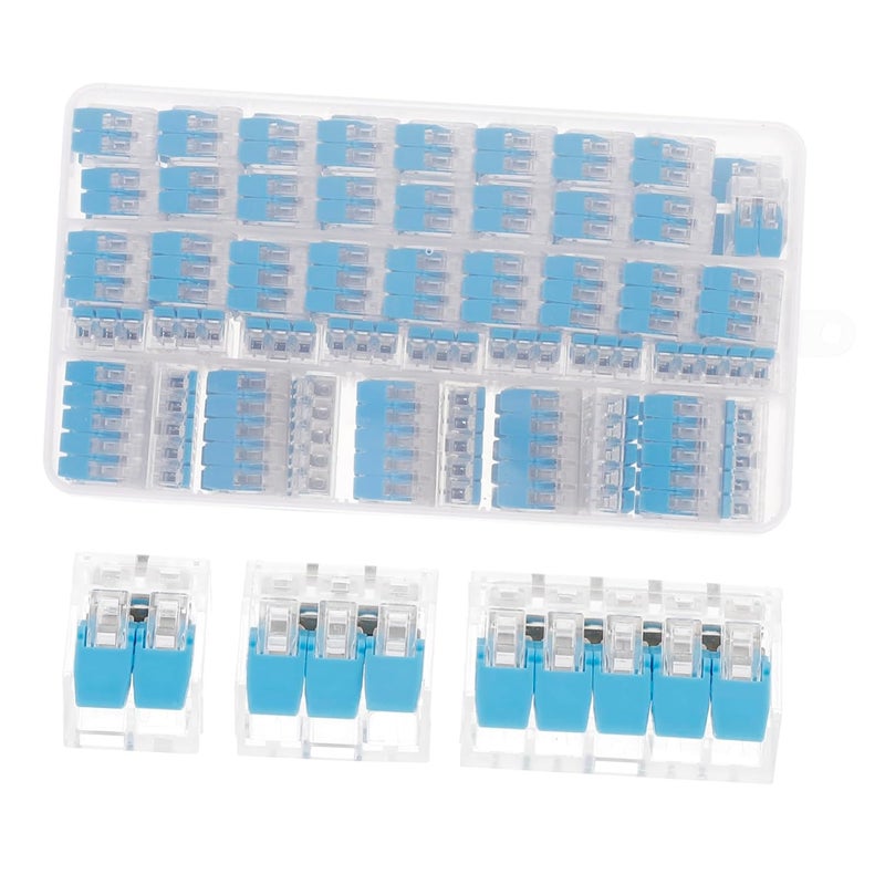 75 قطعة مجموعة متنوعة من موصلات الأسلاك الكهربائية مجموعة أسلاك المنزل - Image 1