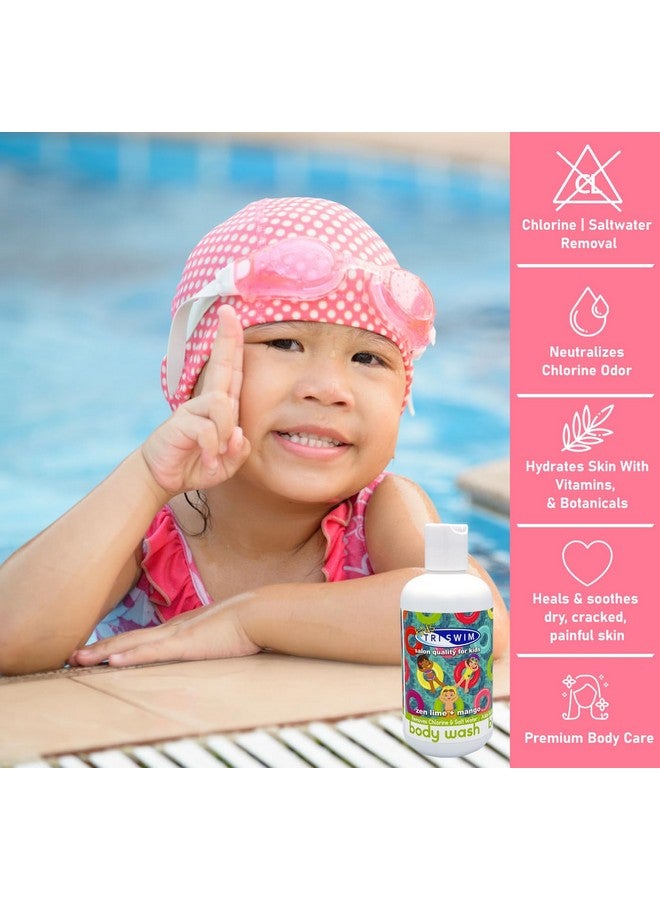 Triswim Kids Scented Body Wash Afterswimmer Skincare Chlorine Removal Soothes And Moisturizes Skin Relieves Symptoms Eczema & Dry Skin - Image 2