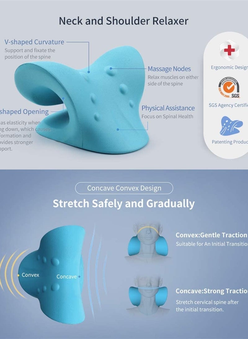 إي وورلد وسادة طبية بتقويم العمود الفقري لتسكين آلام الرقبة والكتفين - Image 5