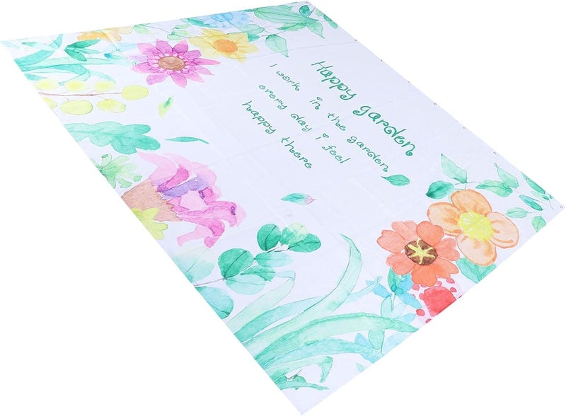 Waterproof Floral Pattern Shower Curtain, Polyester, Summer Decorative Bathroom Curtain - Vibrant Colors, Easy to Install, Fade, Perfect for Home Decor (180 * 180cm) - Image 3