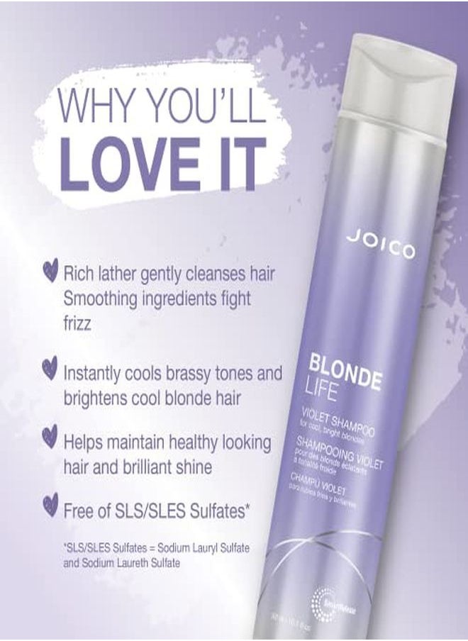 JOICO Blonde Life Violet Shampoo 10.1 Fl Oz  - Image 2