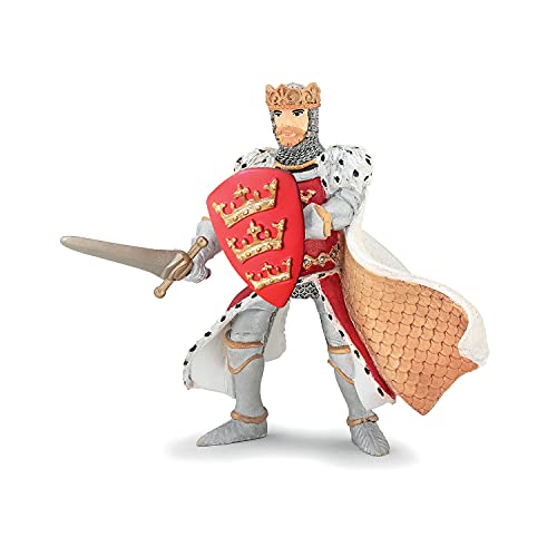 Papo HandPainted Figurine MedievalFantasy Red King Arthur 39950 Collectible for Children Suitable for Boys and Girls from 3 Years Old - Image 1