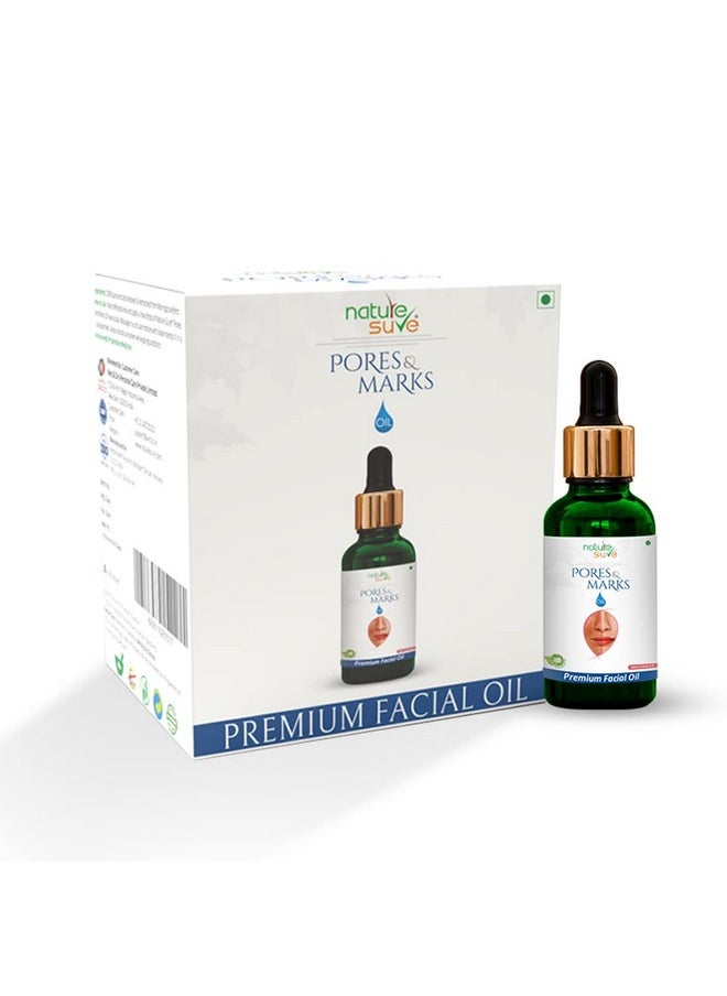Nature Sure - Pores And Marks Premium Facial Oil For Skin Pores, Stretch Marks And Fine Lines (Pack Of 1, 30Ml) - Image 1