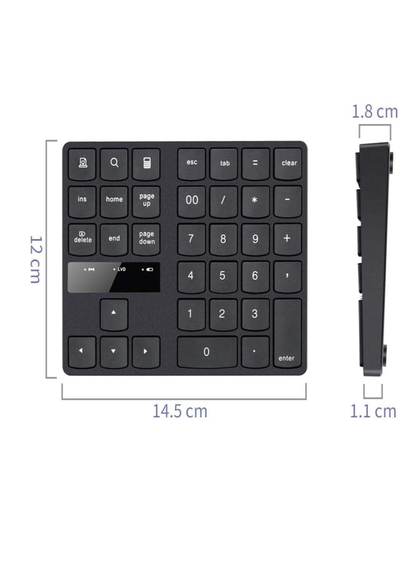 General - USB Numeric Keypad Portable Slim Mini Number Pad for Laptop Desktop PC Full Size - axGear - Image 1