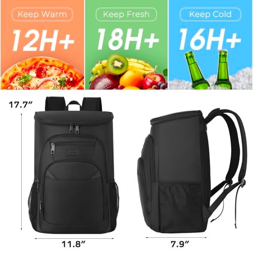 ZUBOND Cooler Backpack Insulated Backpack Cooler Leakproof Waterproof Large Capacity Cooler Bag for Men Women Picnic Beach Camping - Image 3