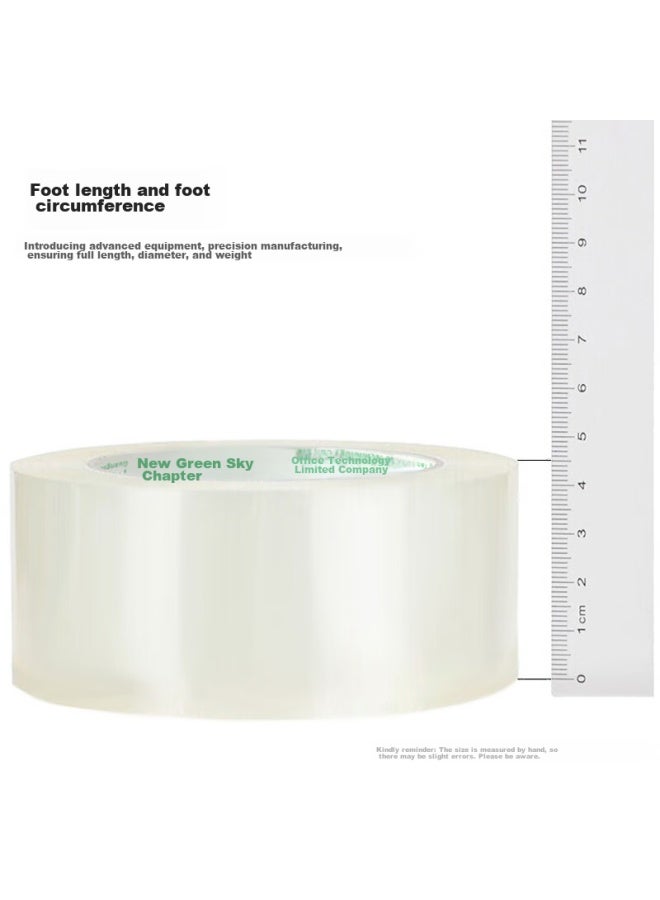 Tango High Transparency Tape, 45mm*100m*6 Rolls, 45um High Adhesion, Sealing Tape, Express Packaging, Logistics, Warehouse Workshop, Enterprise Supplies - Image 4