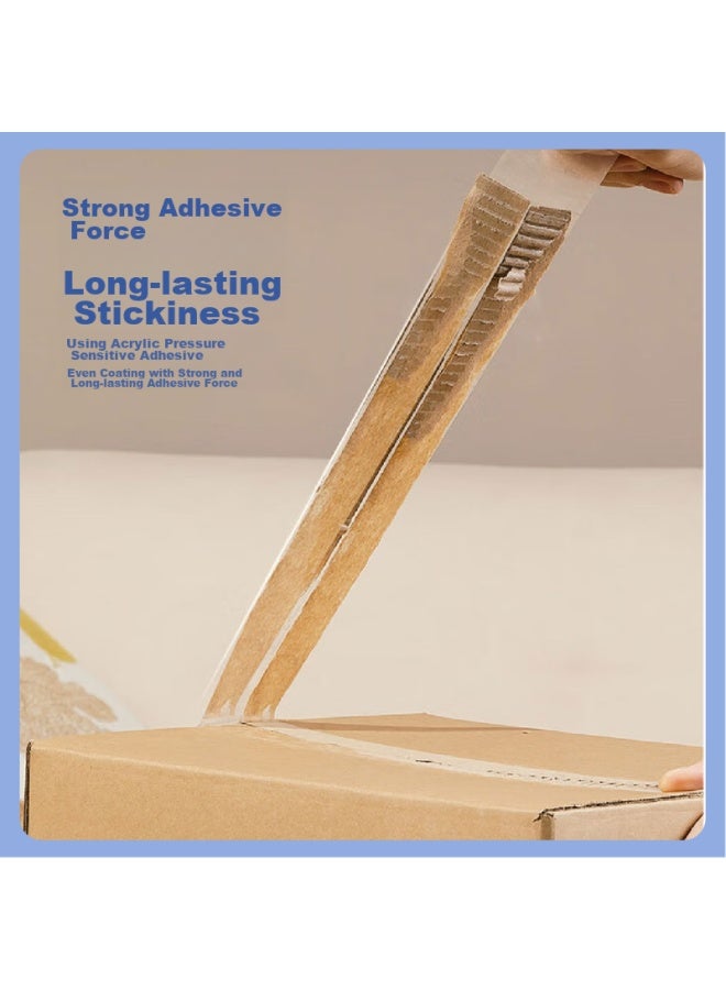 Tango High Transparency Tape, 45mm*100m*6 Rolls, 45um High Adhesion, Sealing Tape, Express Packaging, Logistics, Warehouse Workshop, Enterprise Supplies - Image 2