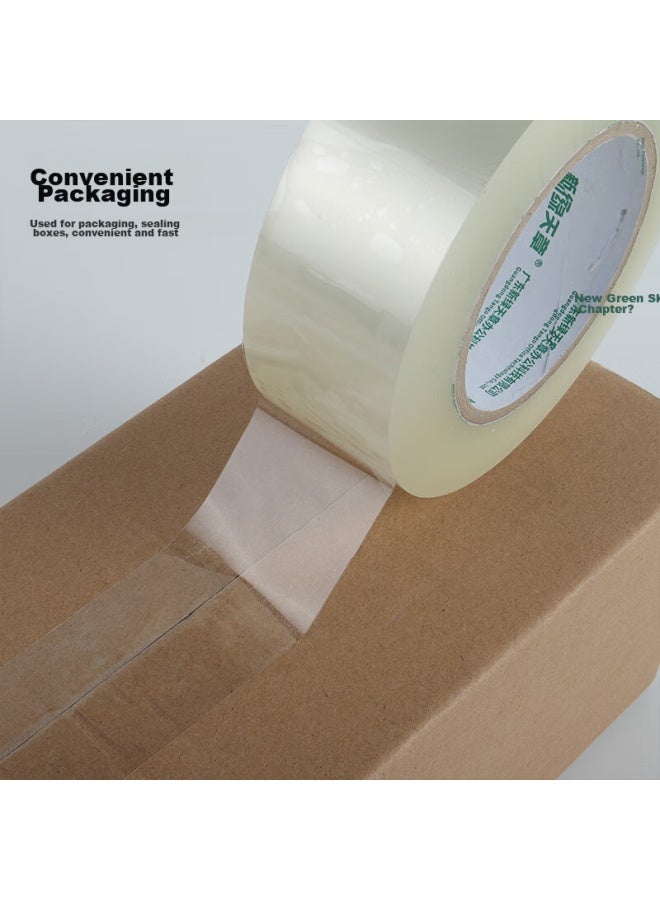 Tango High Transparency Tape, 45mm*100m*6 Rolls, 45um High Adhesion, Sealing Tape, Express Packaging, Logistics, Warehouse Workshop, Enterprise Supplies - Image 3