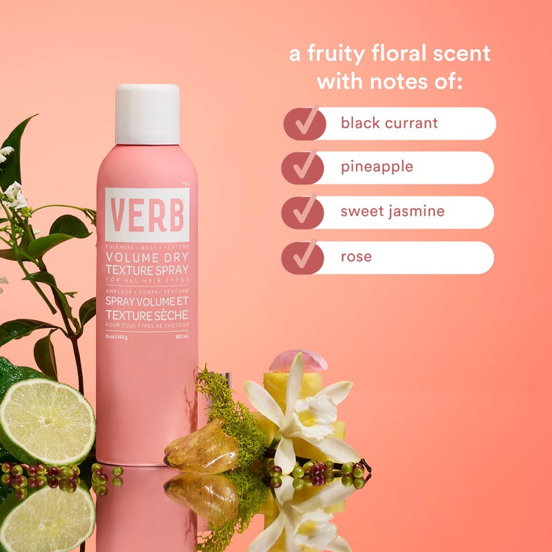 VERB Volume Dry Texture Spray, 1.6 oz- Boosts Volume, Adds Fullness & Weightless Grit - Sulfate, Paraben and Gluten Free - Image 2