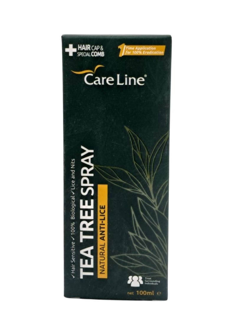 كير لاين شجرة الشاي الطبيعية المضادة للقمل سبرا سب